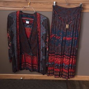 Carole Little Top/skirt set